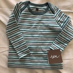 BNWT striped boys LS Tee